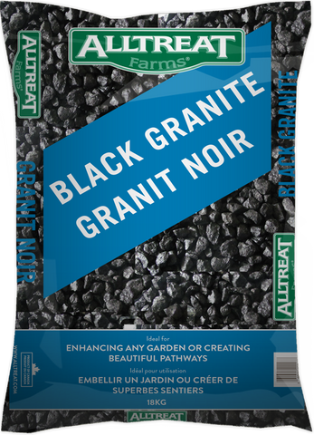 All Treat Black Granite Stone (18KG) - Four Seasons Garden Centre